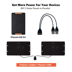Four carabiners included with FlexSolar panels for easy mounting.