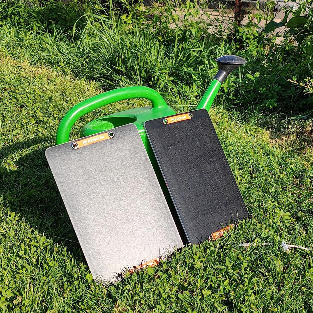 FlexSolar IP67 waterproof solar panel ready for rain-prone adventures.
