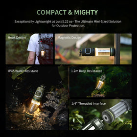 Rugged, packable device ready for outdoor adventures
