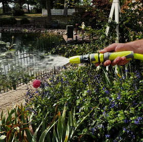 Flexzilla female quick-connect coupler provides secure, leak-free hose connections