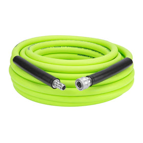 Flexzilla HFZPW426050Q-E hose coiled flat for easy storage.