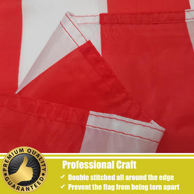 FLGCLUB Betsy Ross flag with 13 stars detail suitable for classrooms or homes