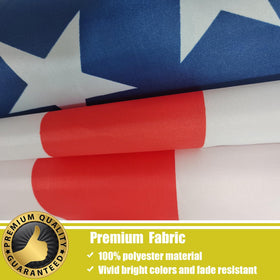 FLGCLUB Betsy Ross flag features canvas header and brass grommets for long-lasting use