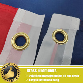 FLGCLUB Betsy Ross flag made of polyester, lightweight for easy setup