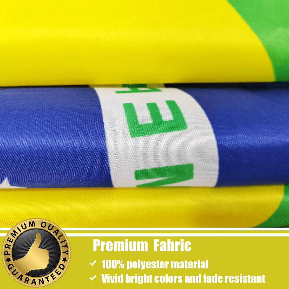 FLGCLUB Brazil flag displays vibrant UV-resistant colors for outdoor celebrations