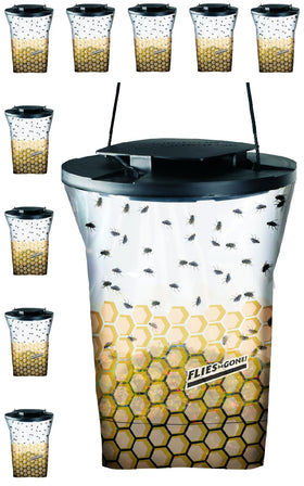 Flies Be Gone fly trap disposable unit for outdoor fly control