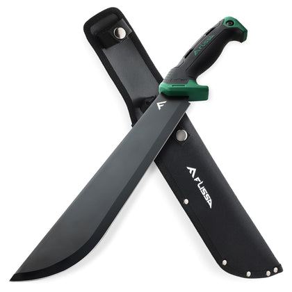 FLISSA 11'' machete with air tech handle for reduced vibration during outdoor work