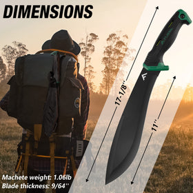 3Cr13 steel blade on FLISSA machete resists rust and stays sharp