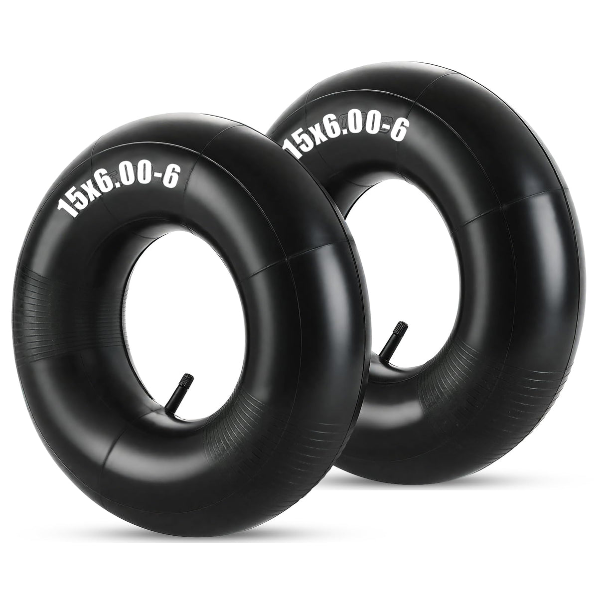 FLKQC 2-pack 15x6-00-6 inner tubes with TR-13 valve for quick replacements