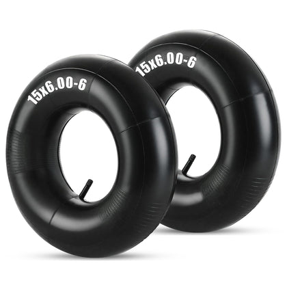 FLKQC 2-pack 15x6-00-6 inner tubes with TR-13 valve for quick replacements