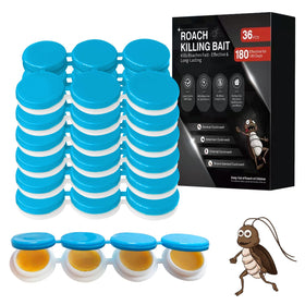 FLODTEEK cockroach gel bait 36-pack for rapid roach control.
