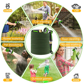 FLOERXIS flexible inner tube maintains bendability around plants