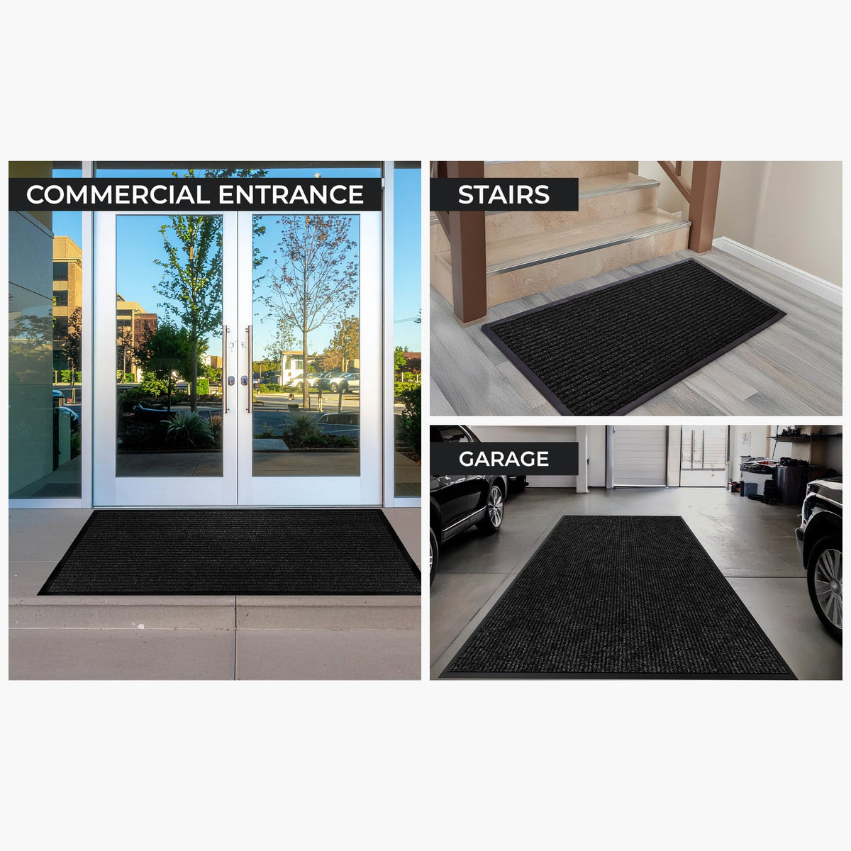 FloorGuard commercial mat near entrance, ideal for indoor-outdoor use