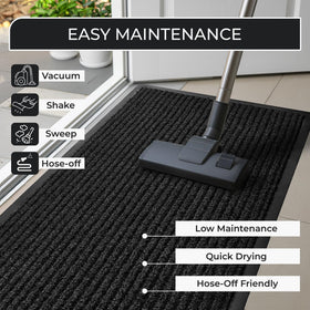 FloorGuard front-entry mat in showroom, suitable for business entrances and durable surface