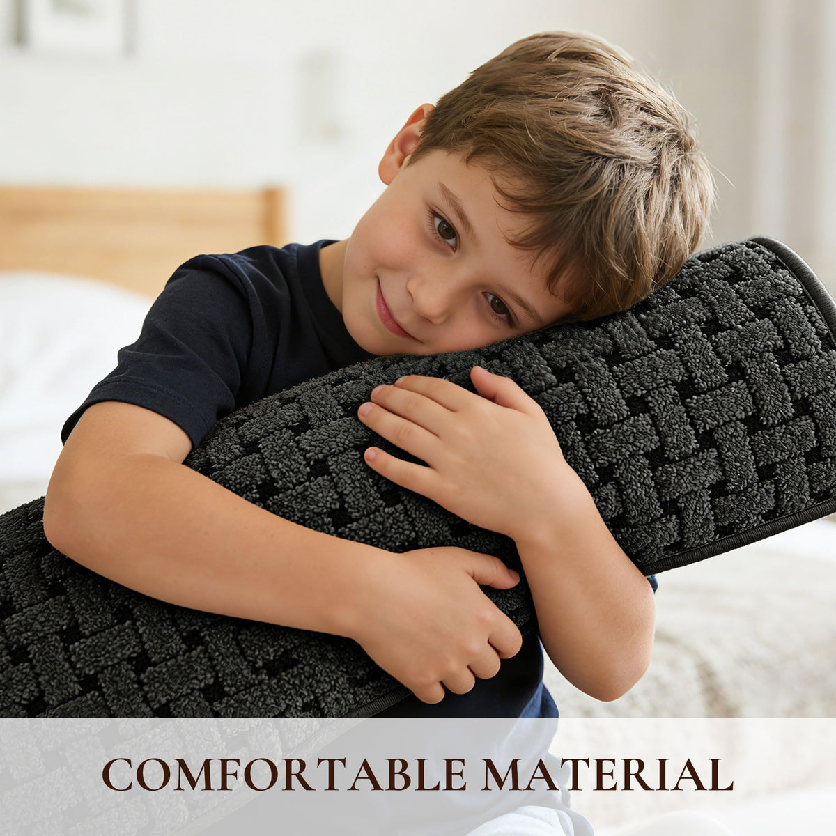FLOORHUG dirt-resistant entry rug helps keep floors cleaner longer.