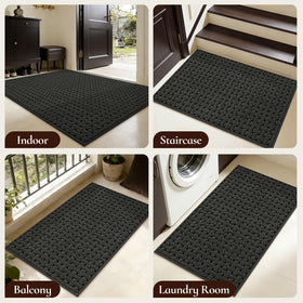 FLOORHUG easy-care mat dries quickly after cleaning or rain.