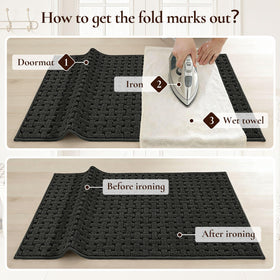 FLOORHUG entryway mat durable for high-traffic entrances.