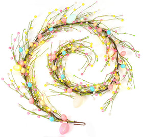 Flopttsun Easter garland lights 6 ft length for indoor and outdoor ambiance