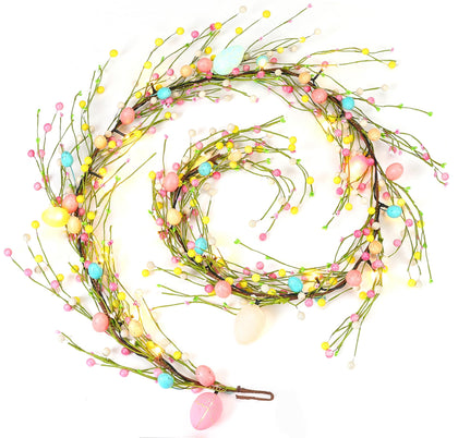 Flopttsun Easter garland lights 6 ft length for indoor and outdoor ambiance