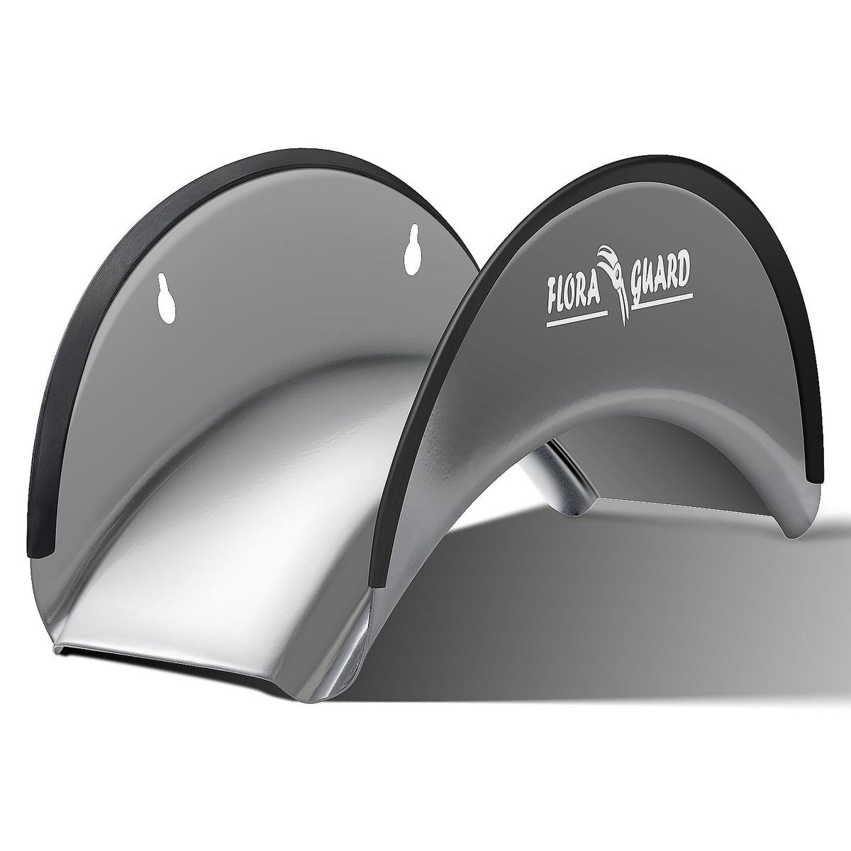 FLORA GUARD 29cm hose hanger mounted on wall for tidy garden storage and easy access.