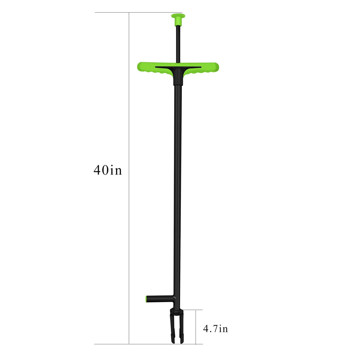 FLORA GUARD four-claw weed remover gripping weed roots for easy extraction