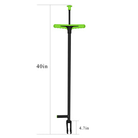 FLORA GUARD four-claw weed remover gripping weed roots for easy extraction