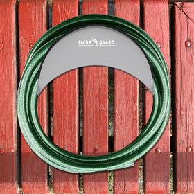 FLORA GUARD gray finish complements outdoor spaces and saves wall space.