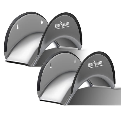 FLORA GUARD hose holder wall-mount keeps hoses neatly organized and off the ground.