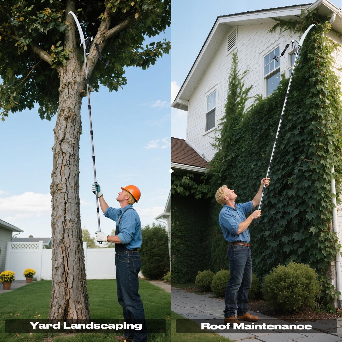 FLORA GUARD lightweight tool head allows comfortable one-handed pruning