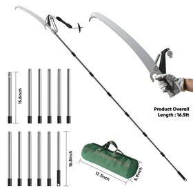 FLORA GUARD pruning high branches from ground level with ease