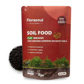 Florasoul Clay Breaker bag 6.6lbs showing soil amendment for easier digging