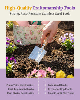 Floraxa pruning shears and gloves support versatile pruning and plant care.