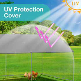 FLOUREE two-pack chicken coop covers ready for use.