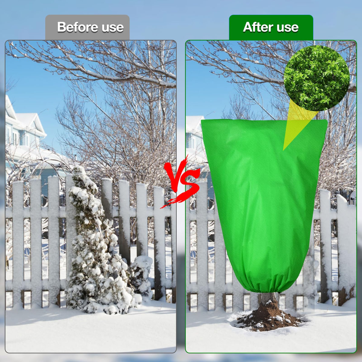 Florelf fruit protection bags shield fruit trees with breathable coverage