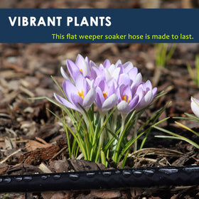 FLORIAX soaker hose waters roots directly for healthier growth