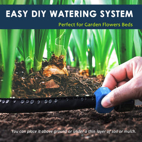 FLORIAX ensures even soil moisture in beds, borders, and ground cover