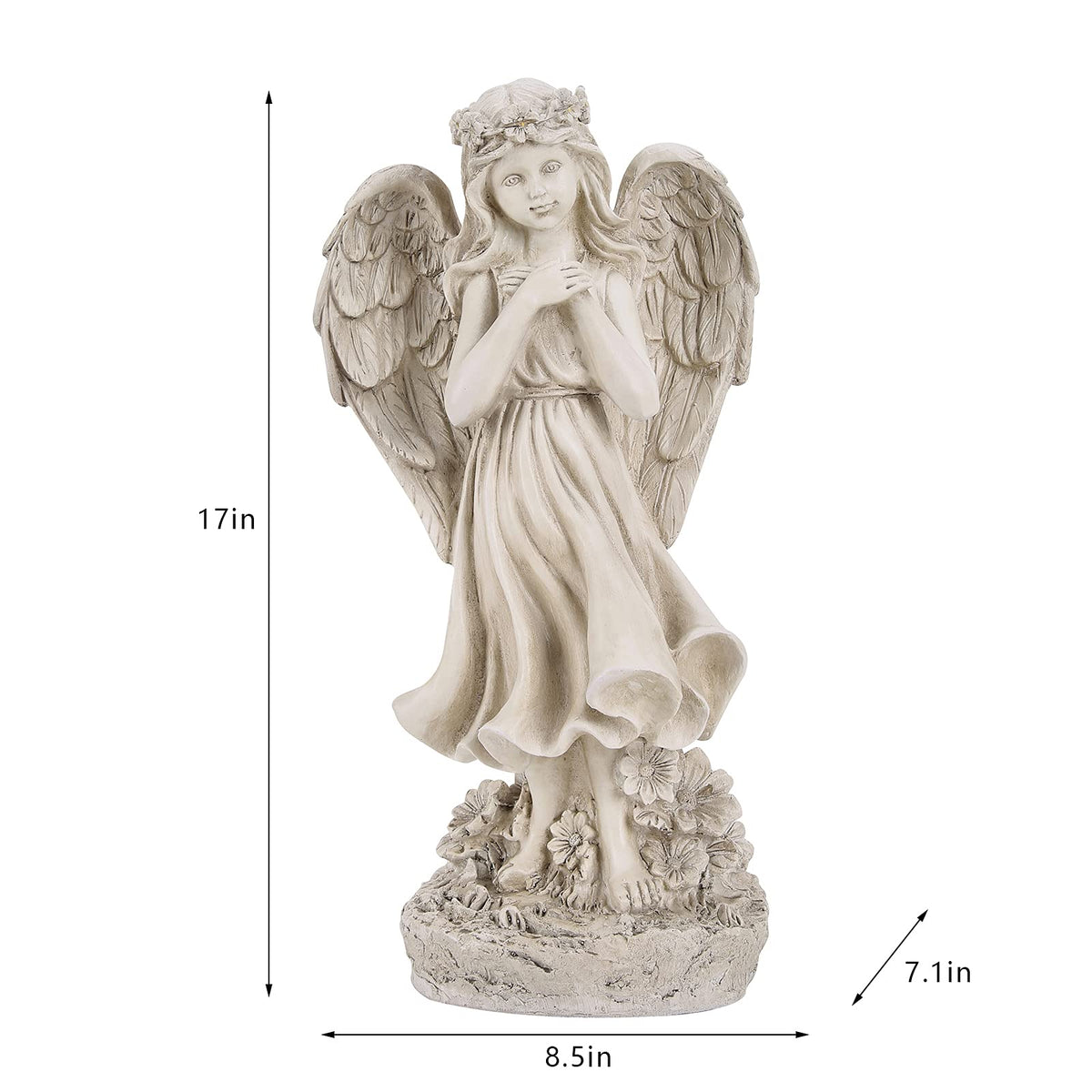 Floryden lawn angel gift suitable for memorial or garden display.
