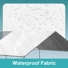 FLOUREE UV-resistant chicken tarp extends durability under sun