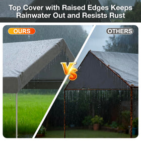 FLOUREE valanced edge top provides UV protection