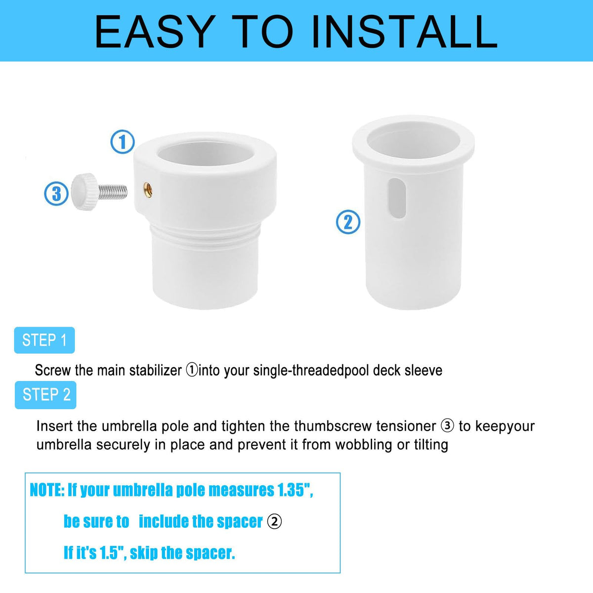 FLOWERTEEN quick-install design enables tool-free setup for easy use