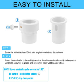 FLOWERTEEN quick-install design enables tool-free setup for easy use