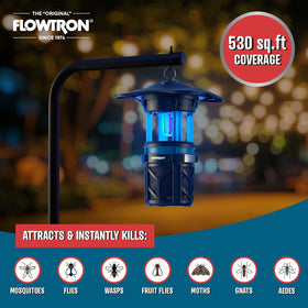 Flowtron plug-in outlet setup for quick use in homes or patios