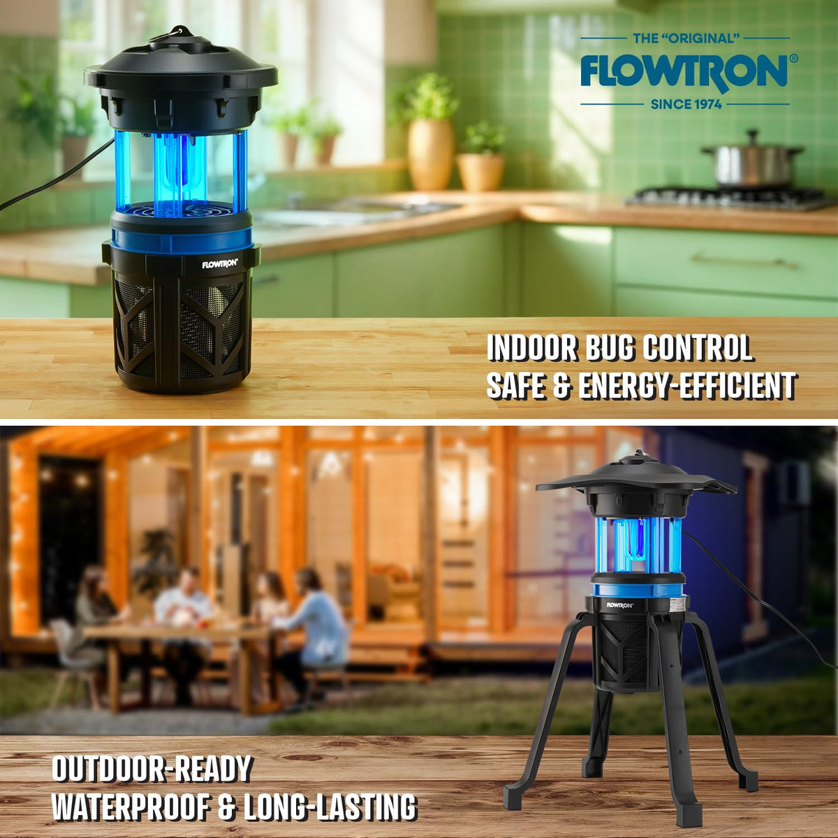 Flowtron removable collection chamber for easy cleaning