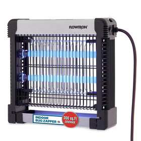Flowtron indoor bug zapper front view with 3000V grid for quick pest control