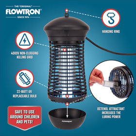 Flowtron unit demonstrates half-acre outdoor coverage for broad protection