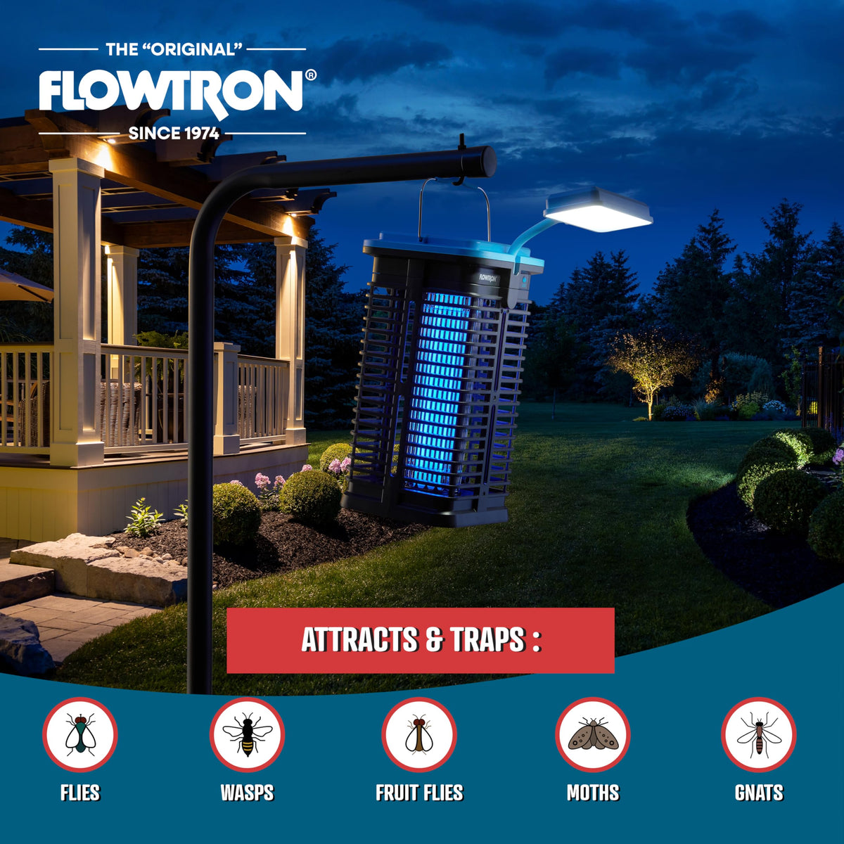 Flowtron removable collection chamber for quick cleaning after use