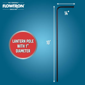 Flowtron SP-200 extension for 14-inch hanging adds height flexibility.