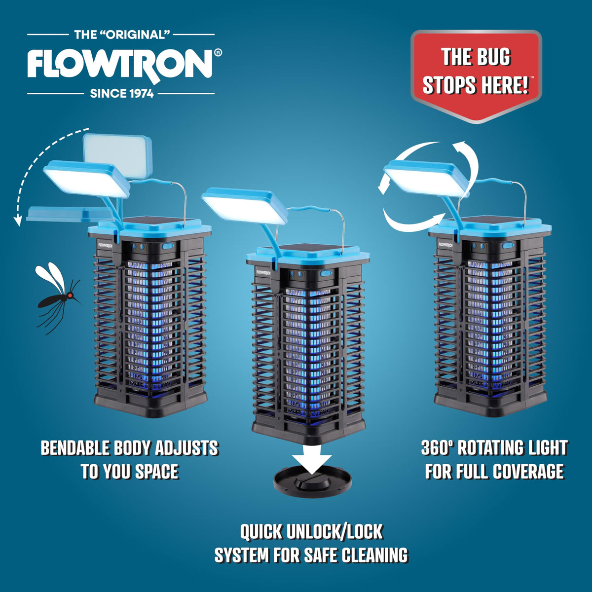 Flowtron weather-resistant housing designed for outdoor use