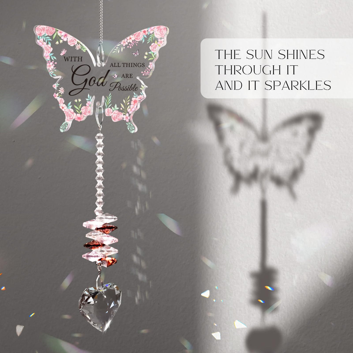 Flpoxzd Mothers Day gift butterfly decor for heartfelt moments