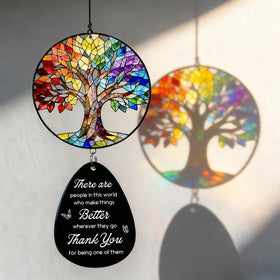 Flpoxzd wind chime with engraved tag expresses gratitude with soothing tones